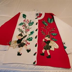 Storybook Knits Christmas Elf Fairy Women's 2X
